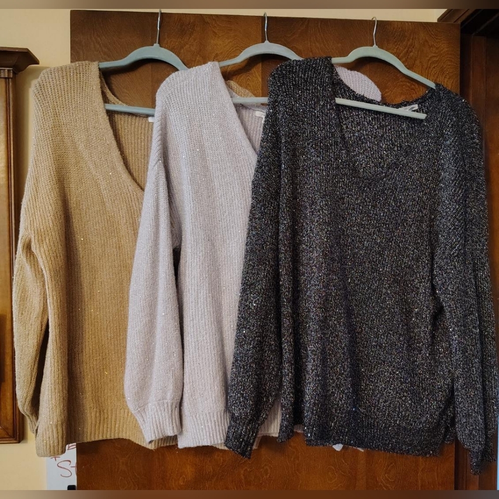 Maurice's Women's Sweater Trio Bundle In Different Colors( Size XL)